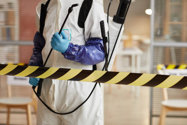 Professional Blood Cleanup technician working in Newfields, NH